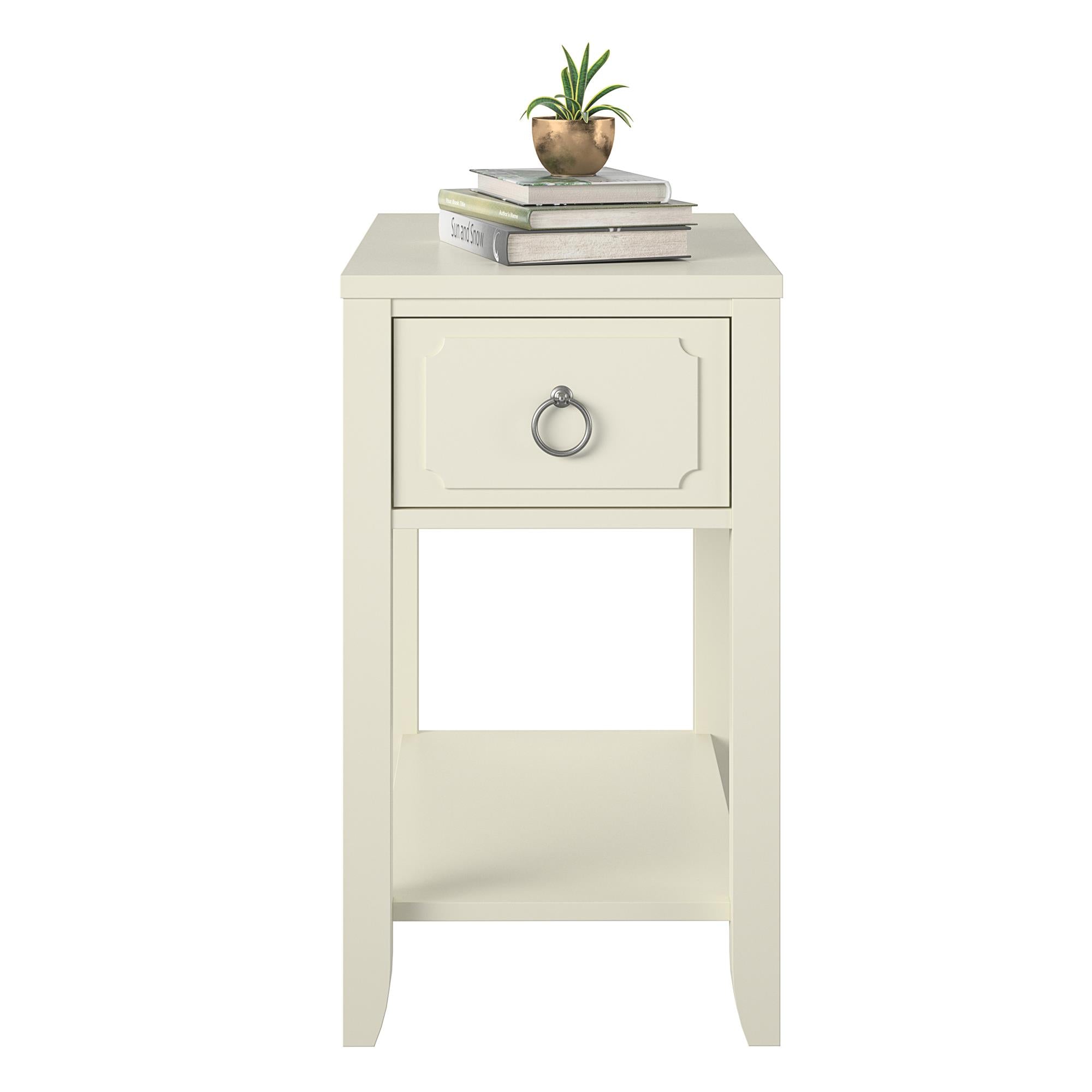Her Majesty Narrow Side Table with Drawer